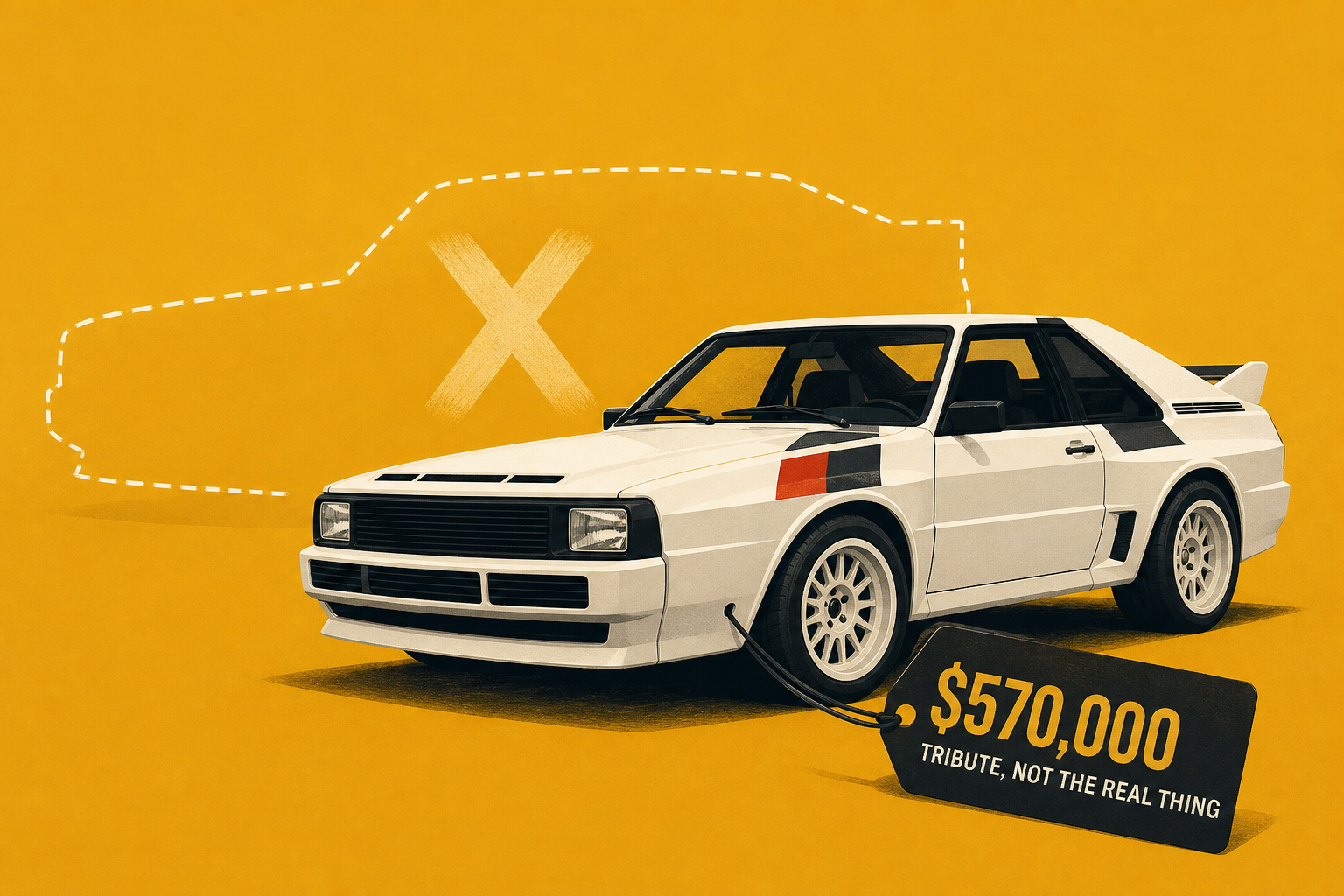 This $570,000 Audi Sport Quattro Tribute Isn’t Built From A Real Quattro