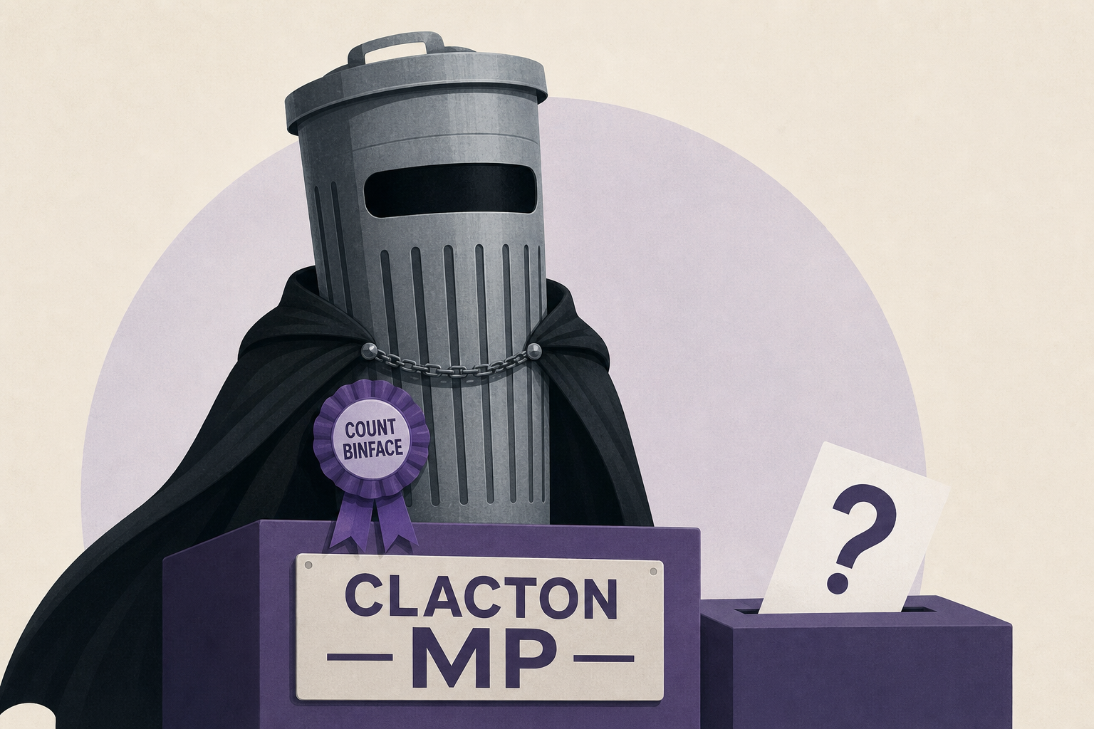 ‘Not Nigel Farage’: Who is Count Binface, contesting as MP for Clacton, UK?
