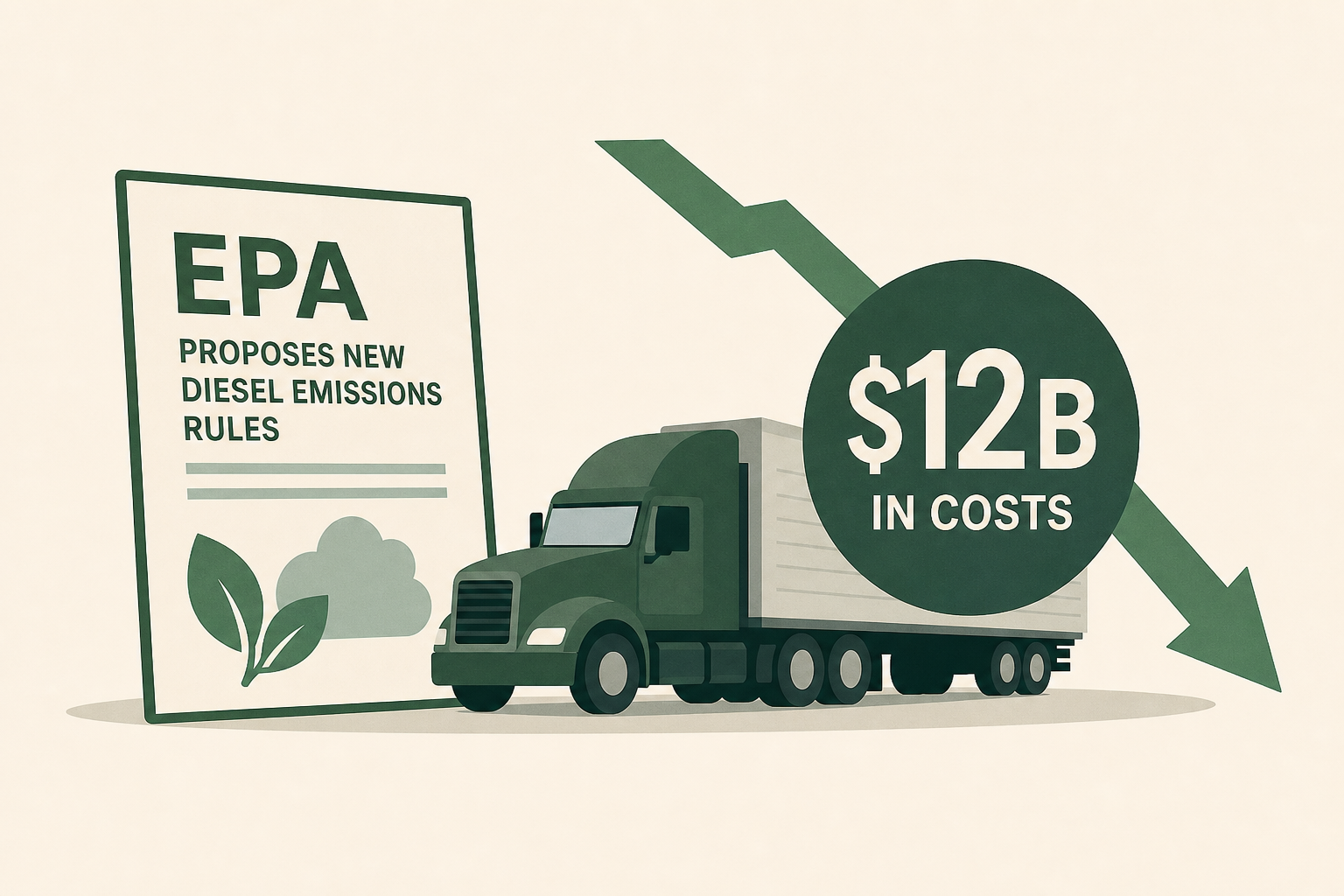 EPA proposes new diesel emissions rules to cut trucking costs $12B