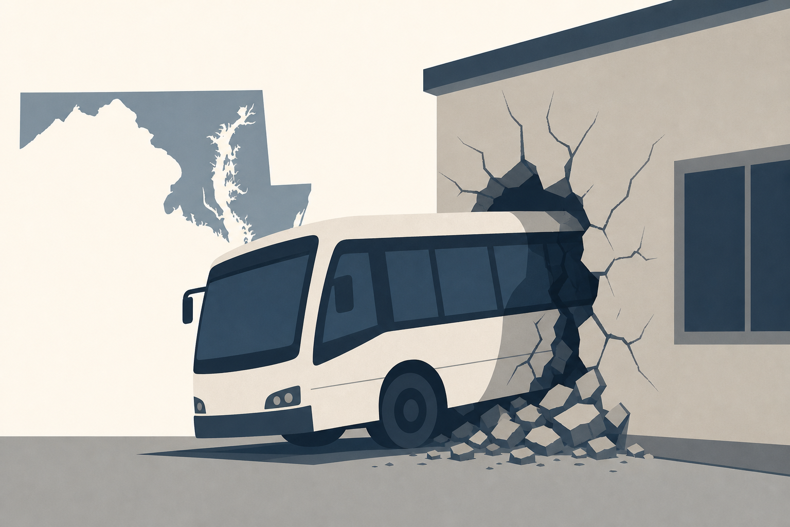 Bus crashes into building in Maryland, injuring 33