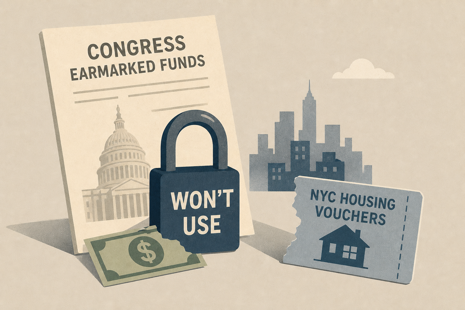 Trump admin says it won't use money earmarked by Congress to replace NYC housing vouchers