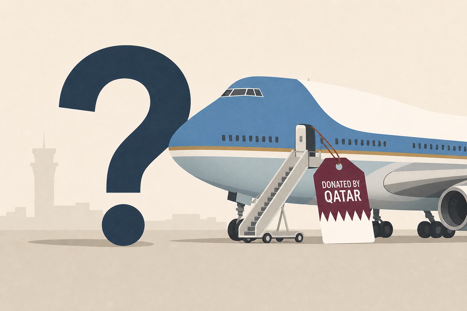 Questions arise over Qatari-donated Air Force One after Secret Service advised Trump to take old plane