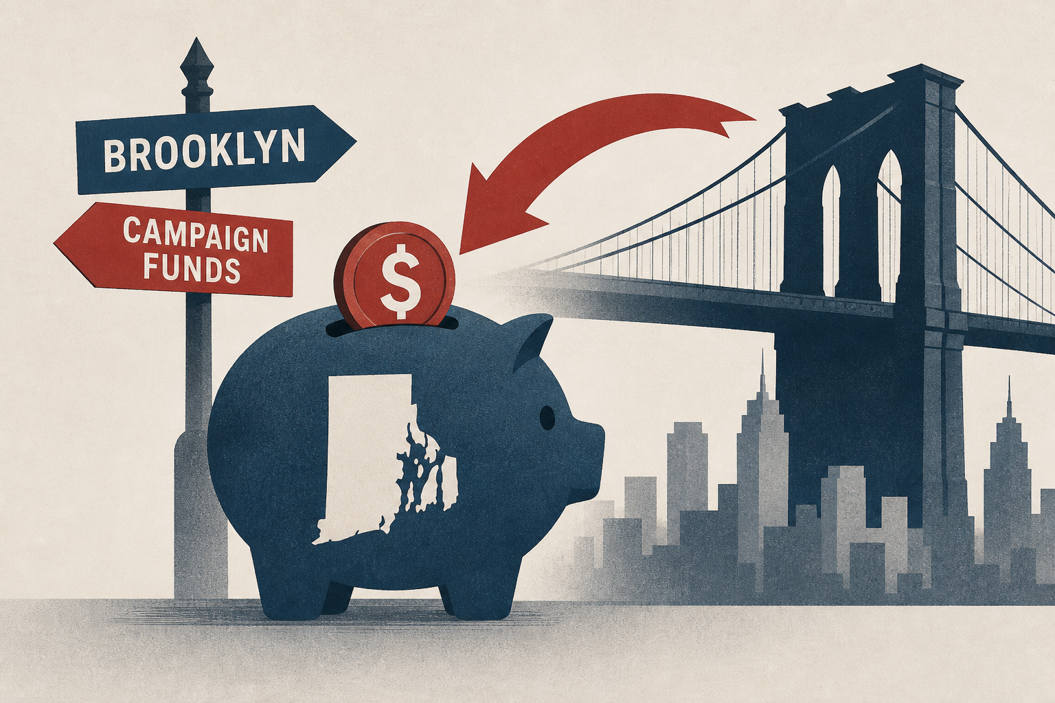A democratic socialist heads to Brooklyn for campaign funds - for a Rhode Island race