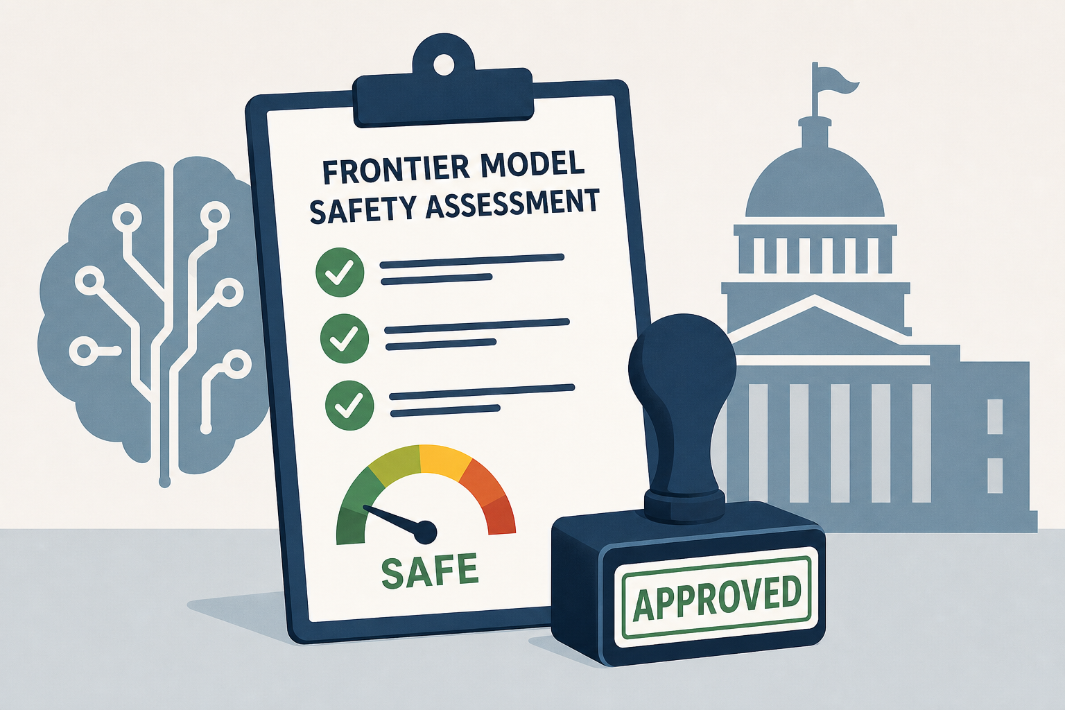 How did the government decide OpenAI's frontier model was safe to release?