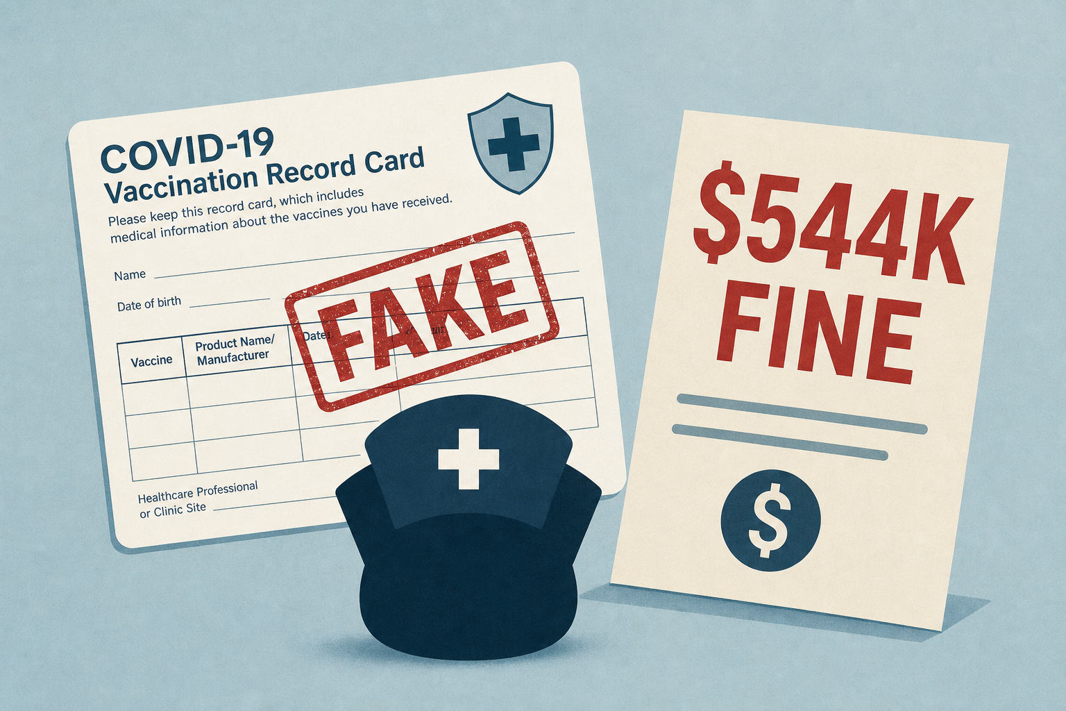 Long Island nurse who made $1.5M selling fake COVID vaccine cards slapped with $544K fine