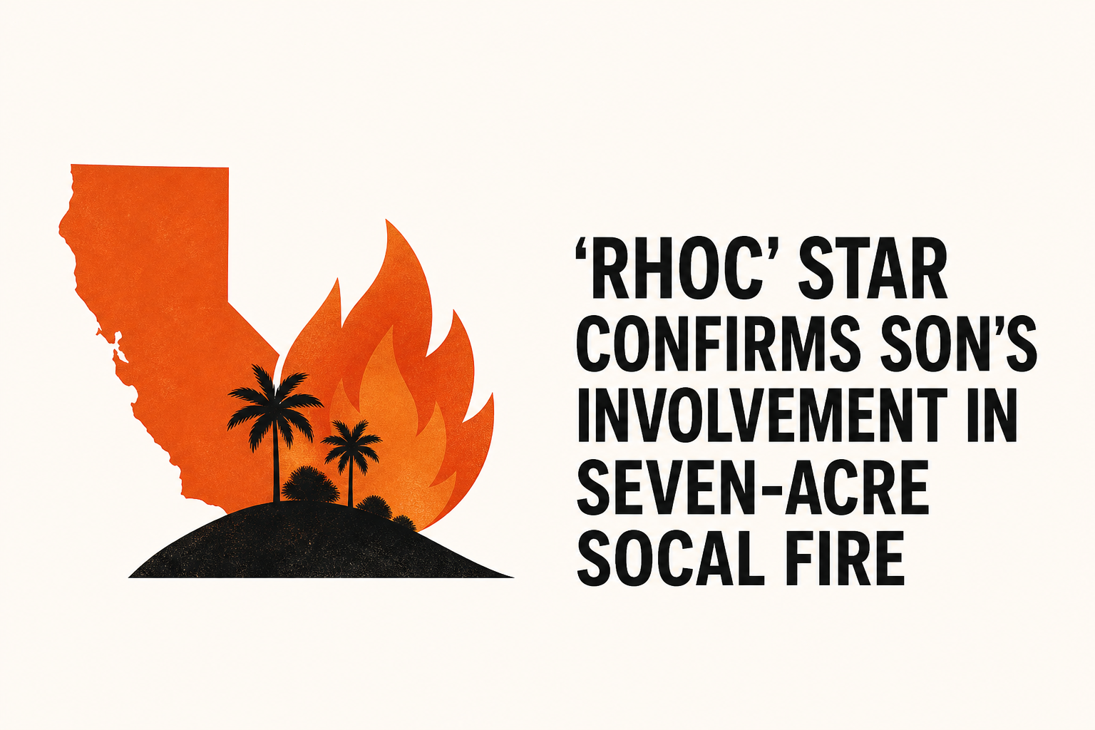 'RHOC' star confirms son's involvement in seven-acre SoCal fire