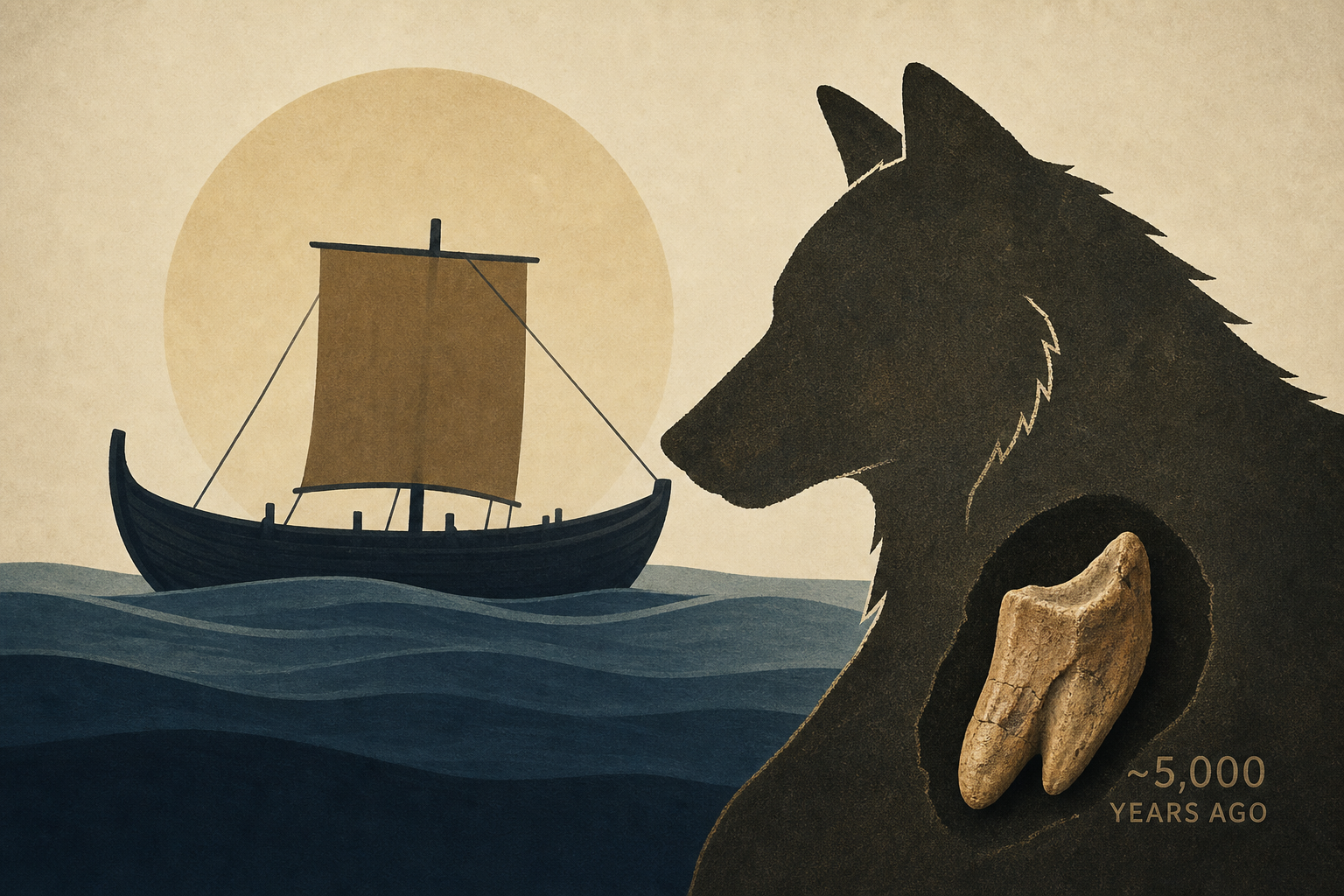 Scientists Discover 5,000-Year-Old Wolves That May Have Traveled by Boat with Humans