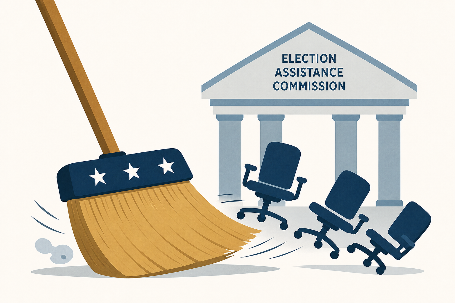 Trump cleans house at the Election Assistance Commission : NPR