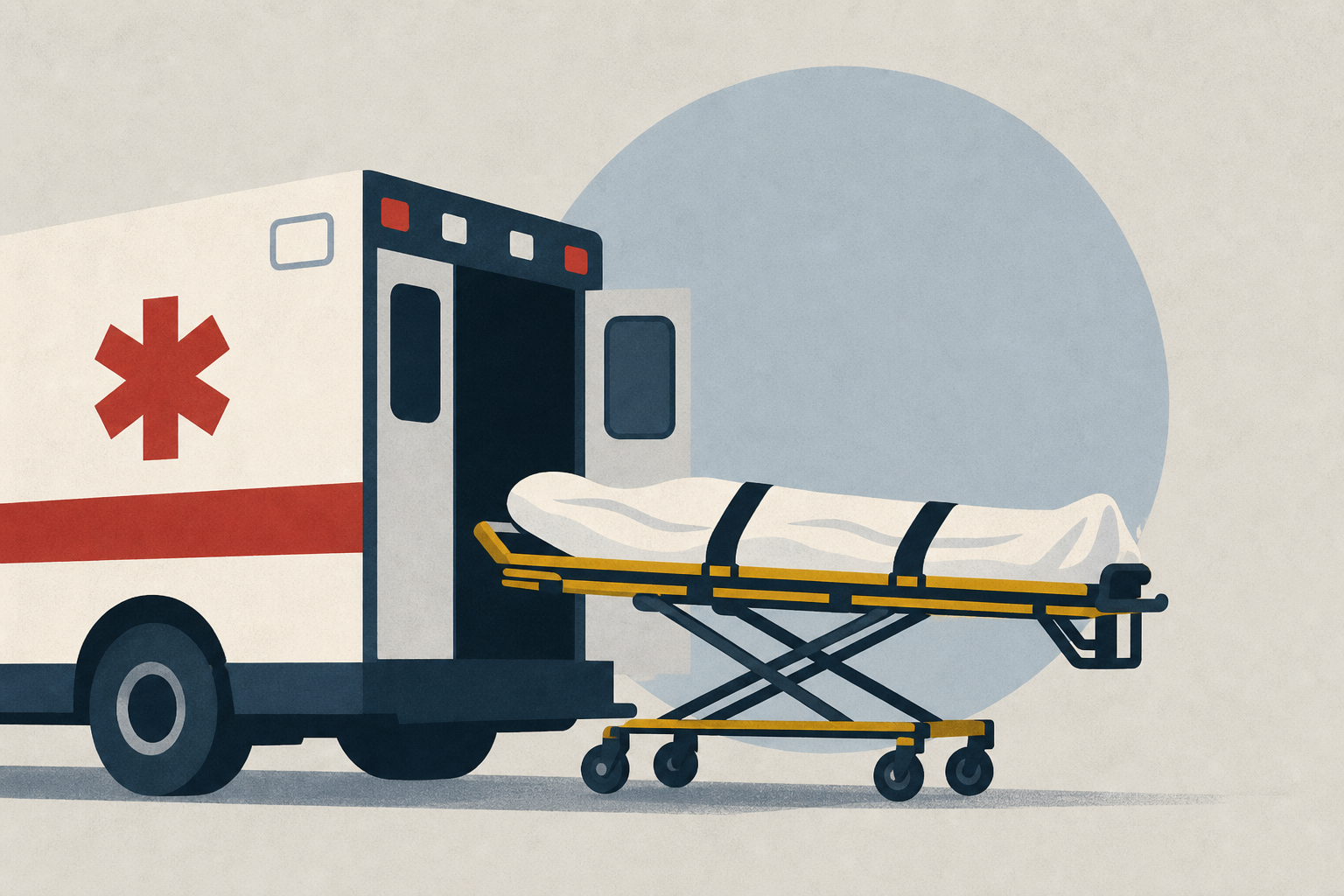 McConnell was loaded into ambulance on a stretcher, according to eyewitness and new video