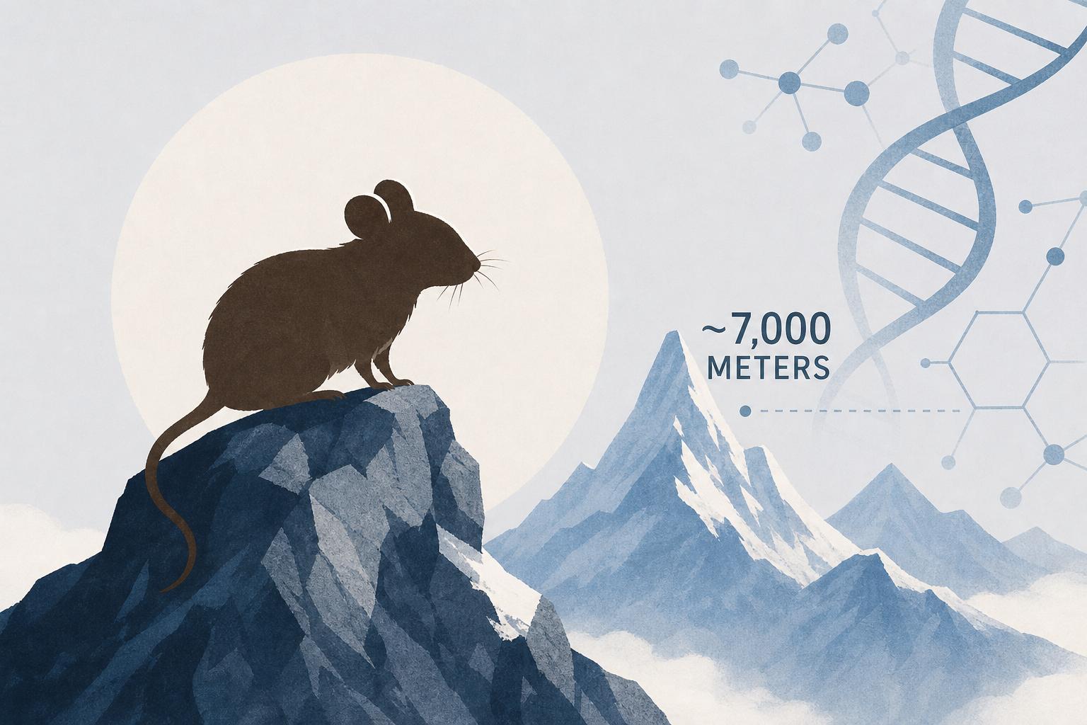 High‑altitude mouse found near 7,000 meters may redefine mammal survival limits