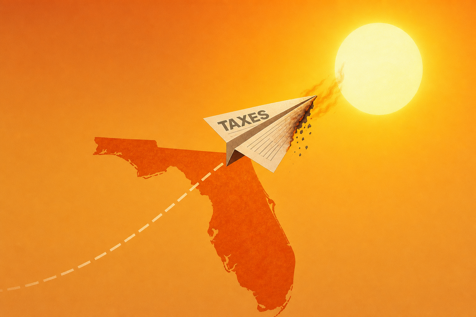 How Florida’s Dream of Ever-Lower Taxes Flew Too Close to the Sun