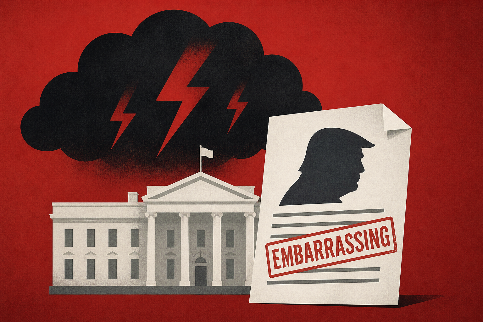 White House Rages After Embarrassing Trump Story Exposed