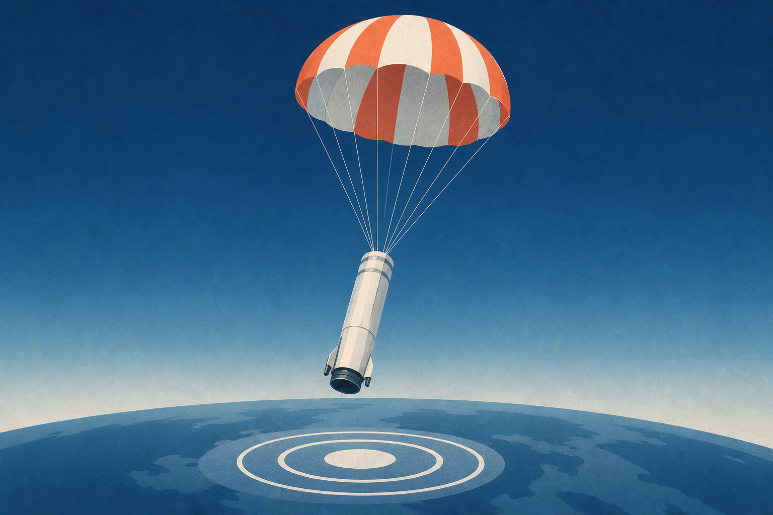 China recaptures the first stage of a space rocket