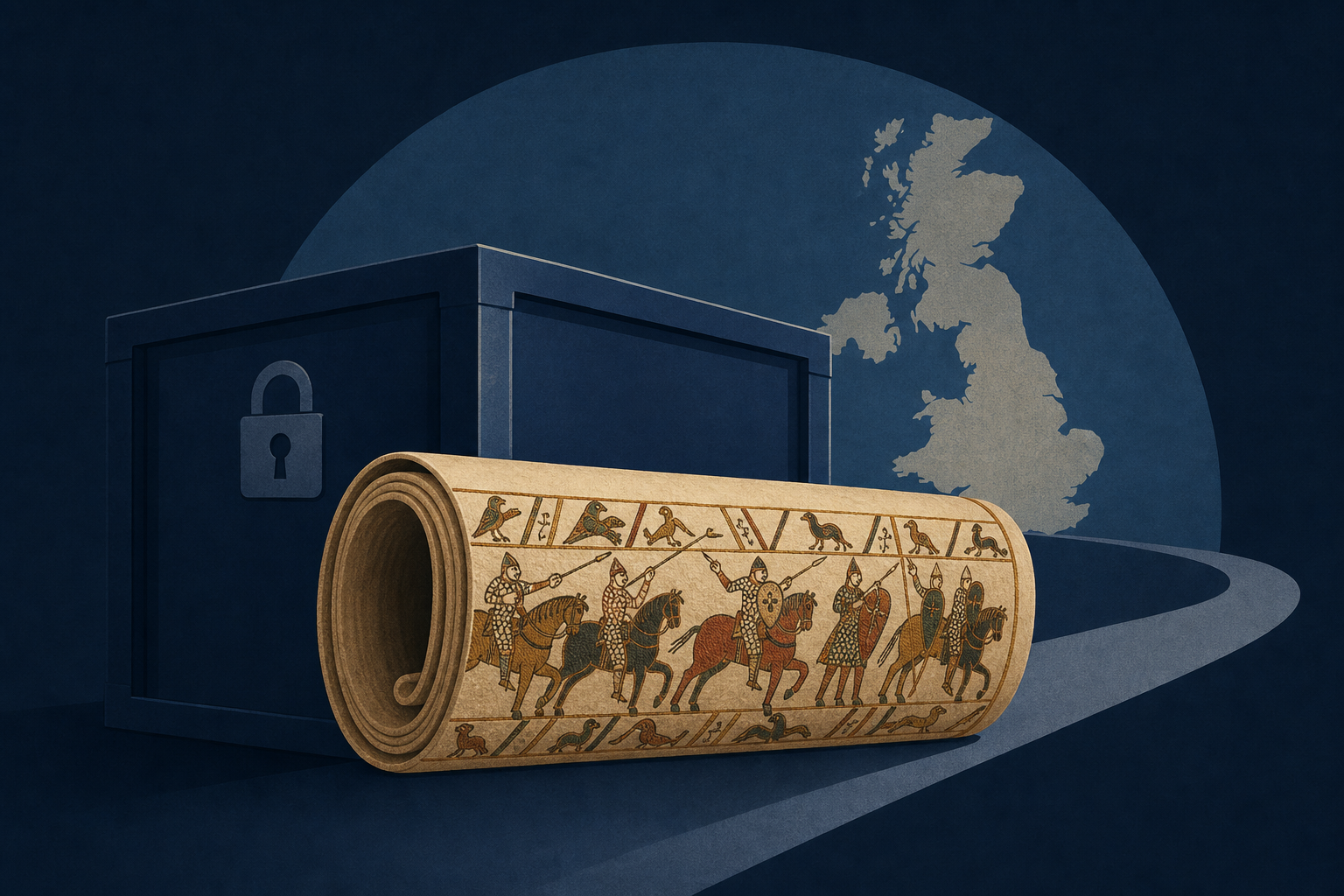 Bayeux Tapestry Arrives in U.K. After Maximum-Security Operation