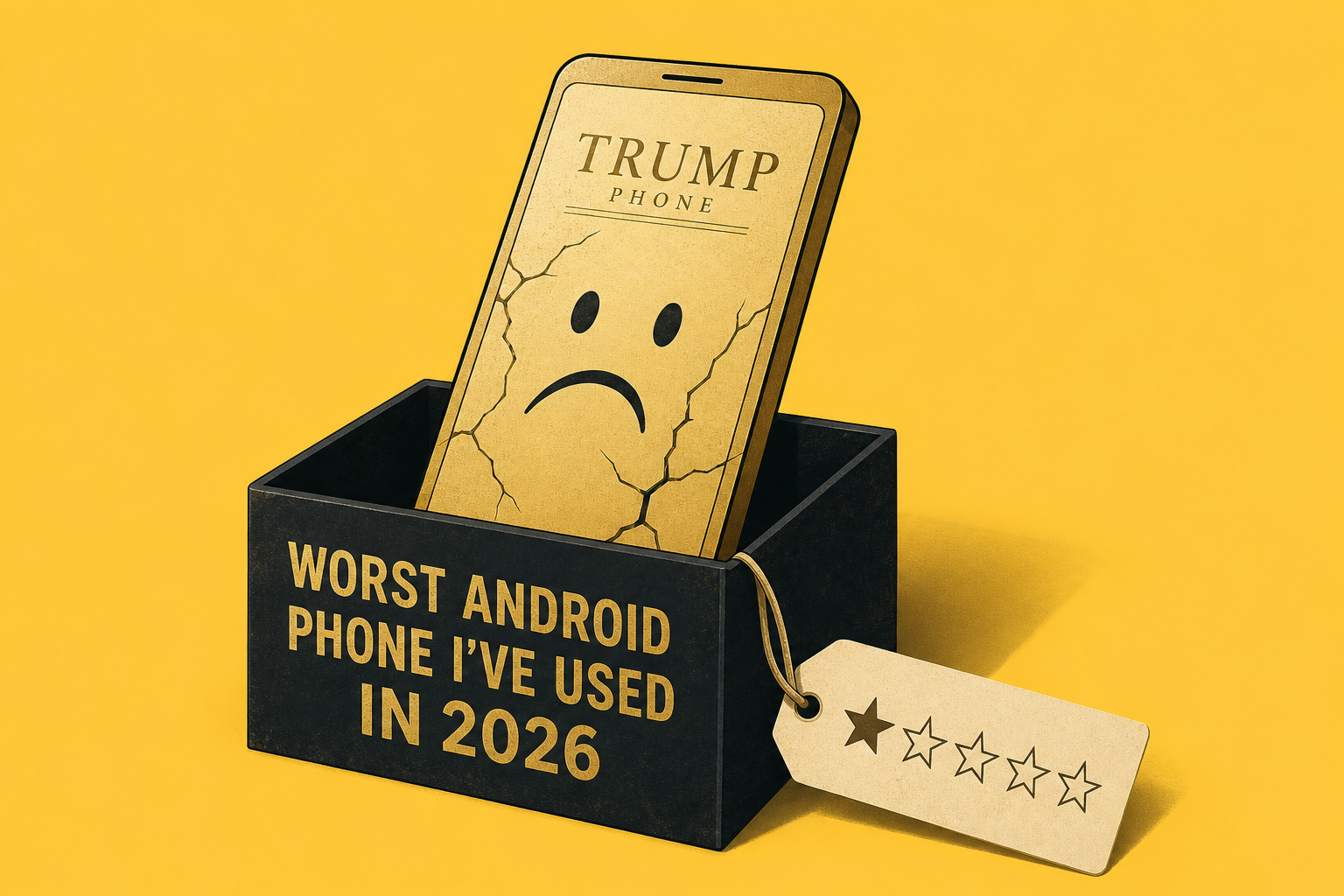 I finally got the Trump Phone. It's the worst Android phone I've used in 2026