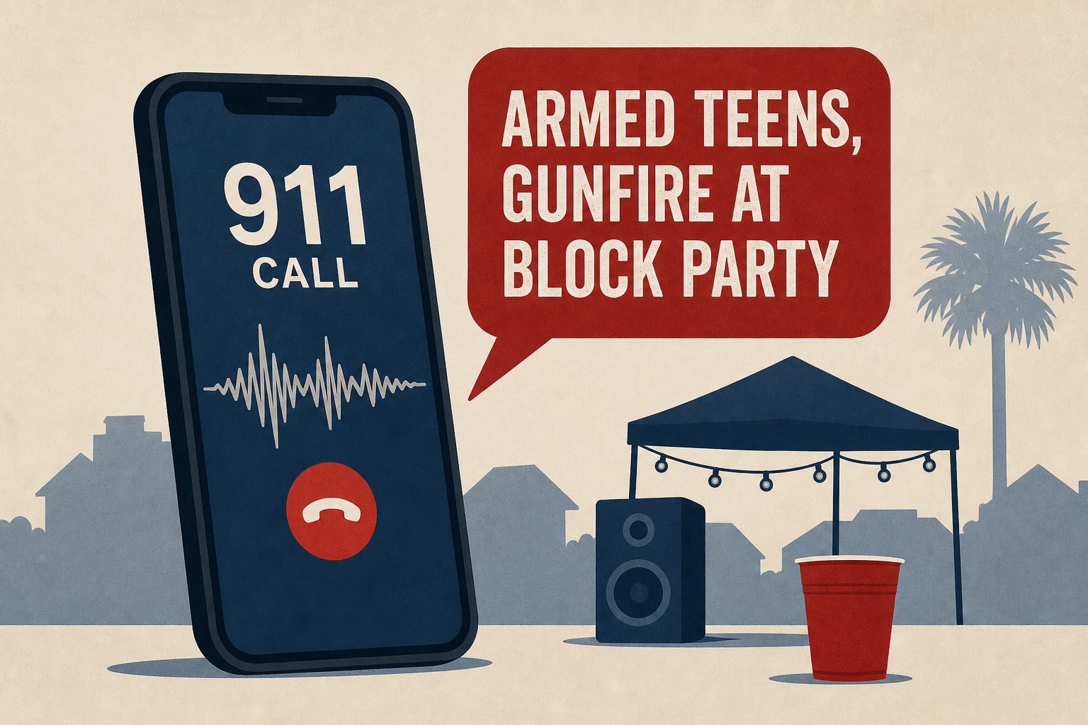 North Charleston 911 calls reveal armed teens, gunfire at block party