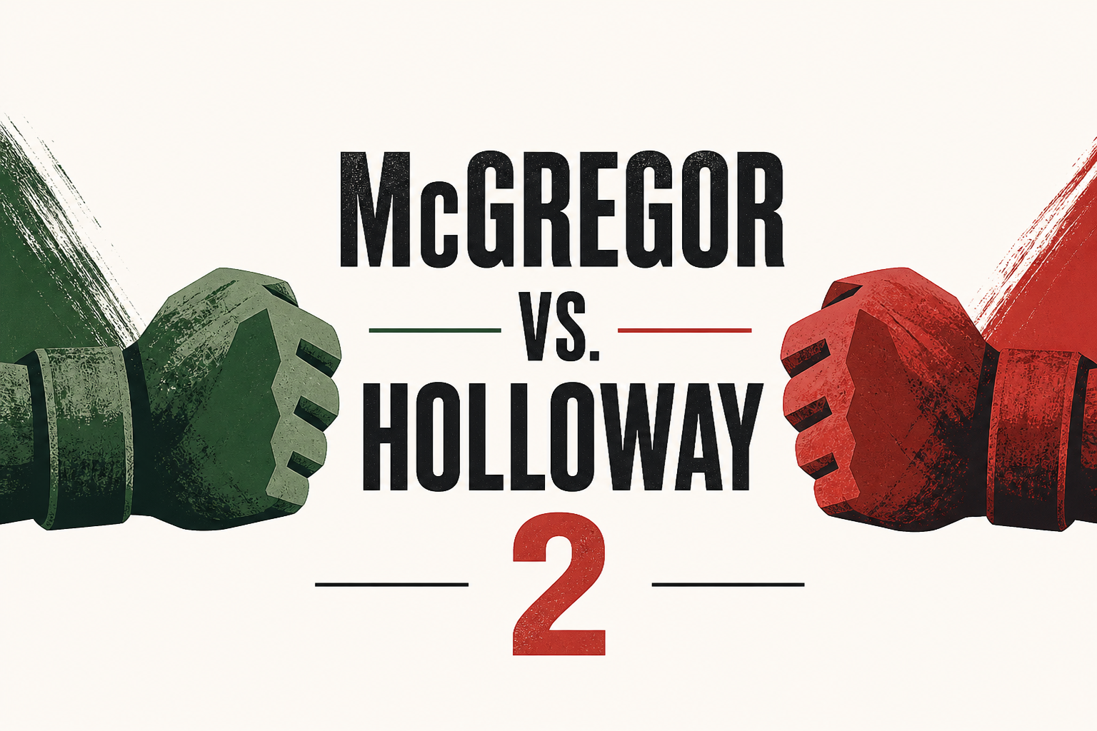 McGregor vs. Holloway 2
