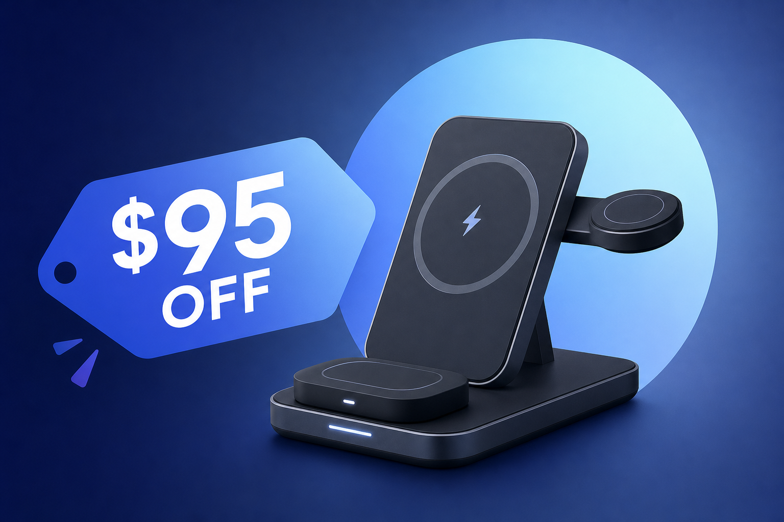 Anker’s 3-in-1 Qi2.2 charging station is $95 off