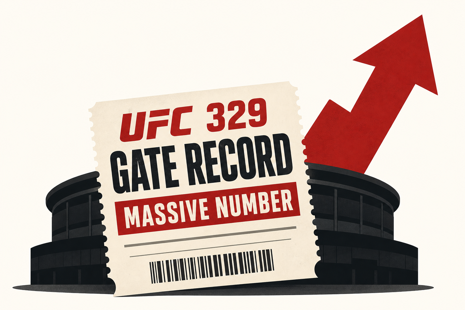 Dana White announces UFC 329: McGregor vs. Holloway 2 broke gate record with massive number