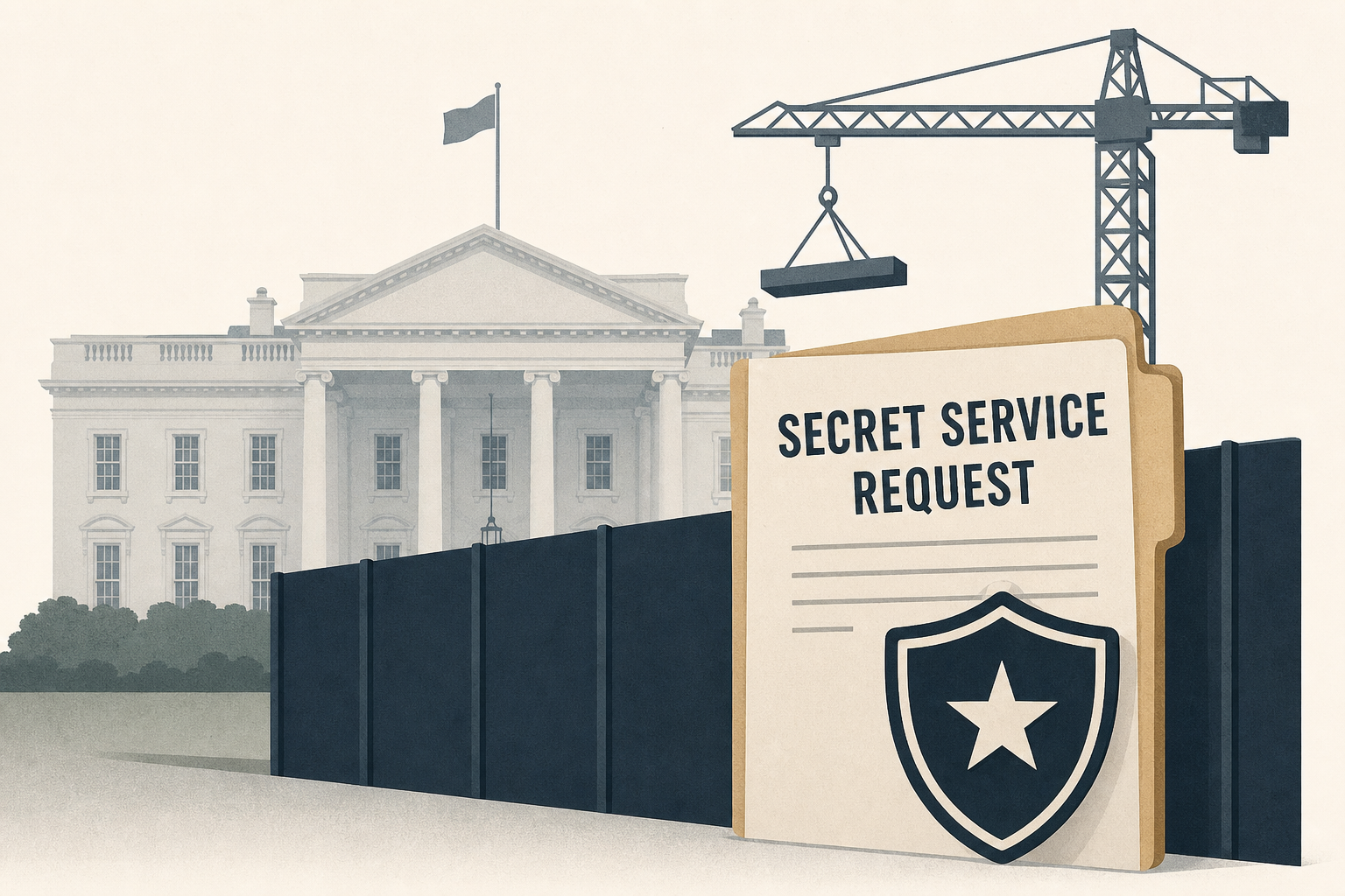 White House’s Latest Construction Project Comes From Secret Service Request