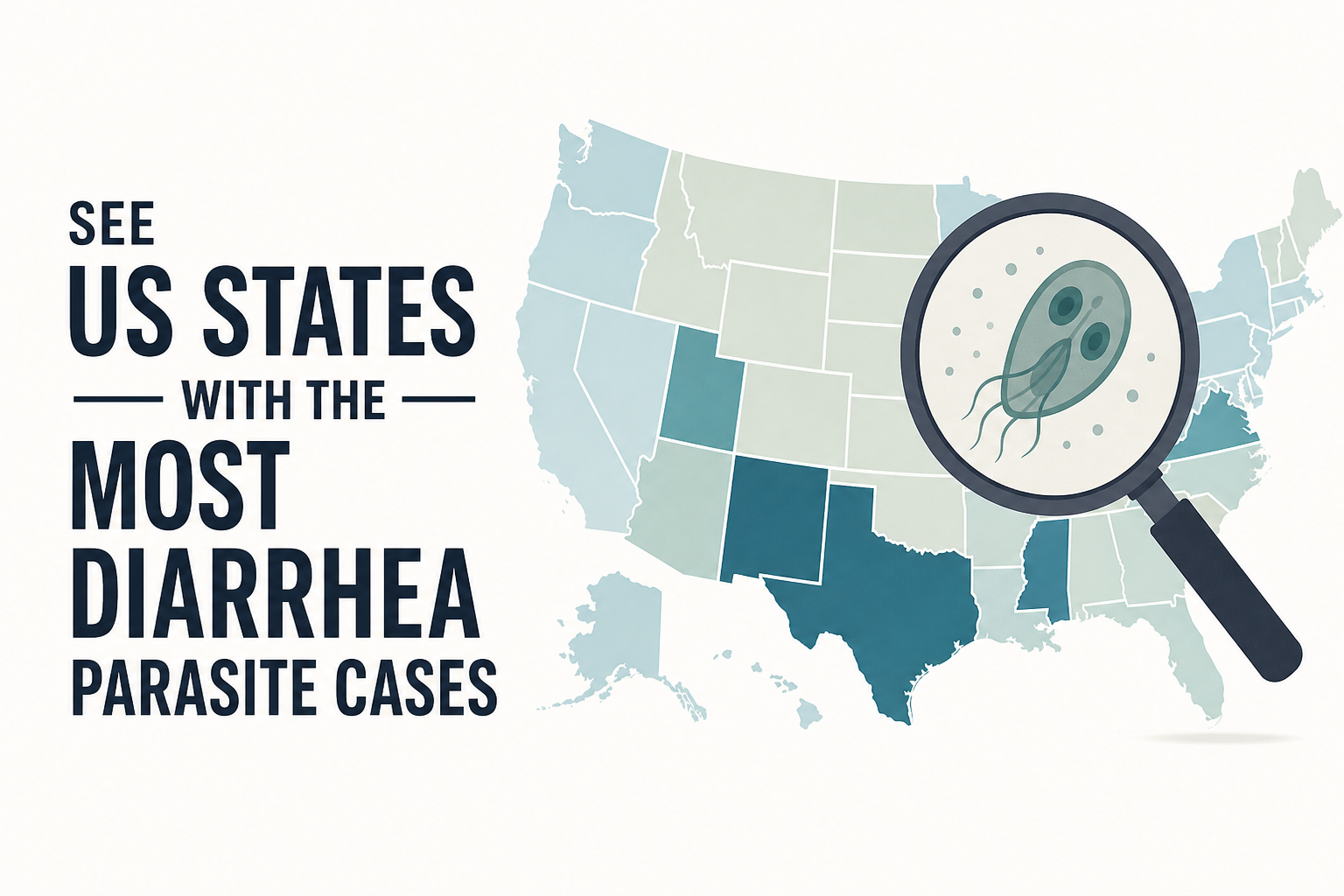 See US States With the Most Diarrhea Parasite Cases