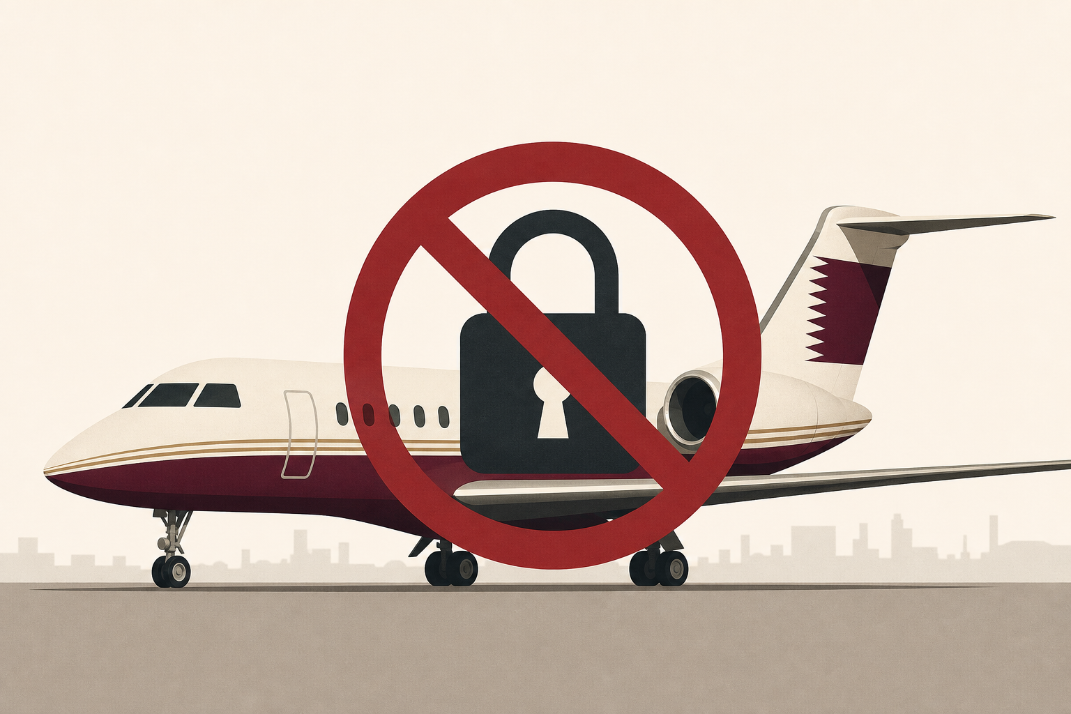 Trump’s Controversial Qatari Jet Grounded Over Security Fears