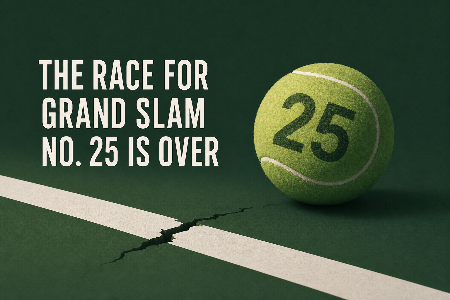 Wimbledon: The race for Grand Slam No. 25 is over for Novak Djokovic