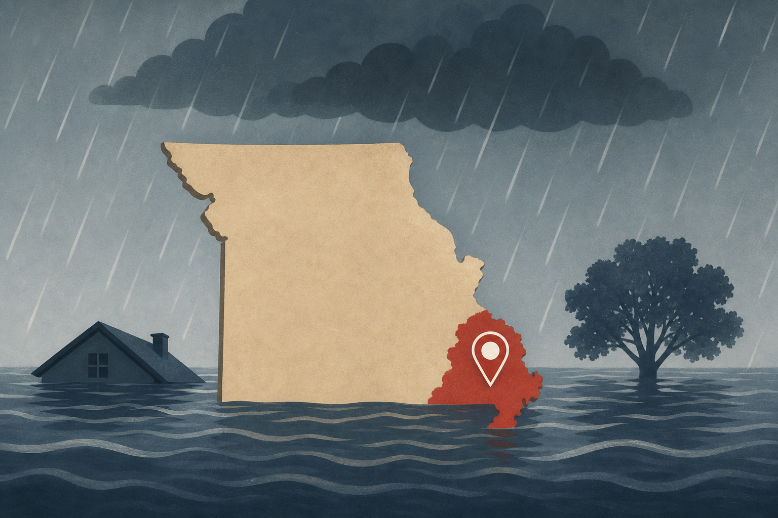 Southeastern Missouri slammed by devastating flooding with more rain to come