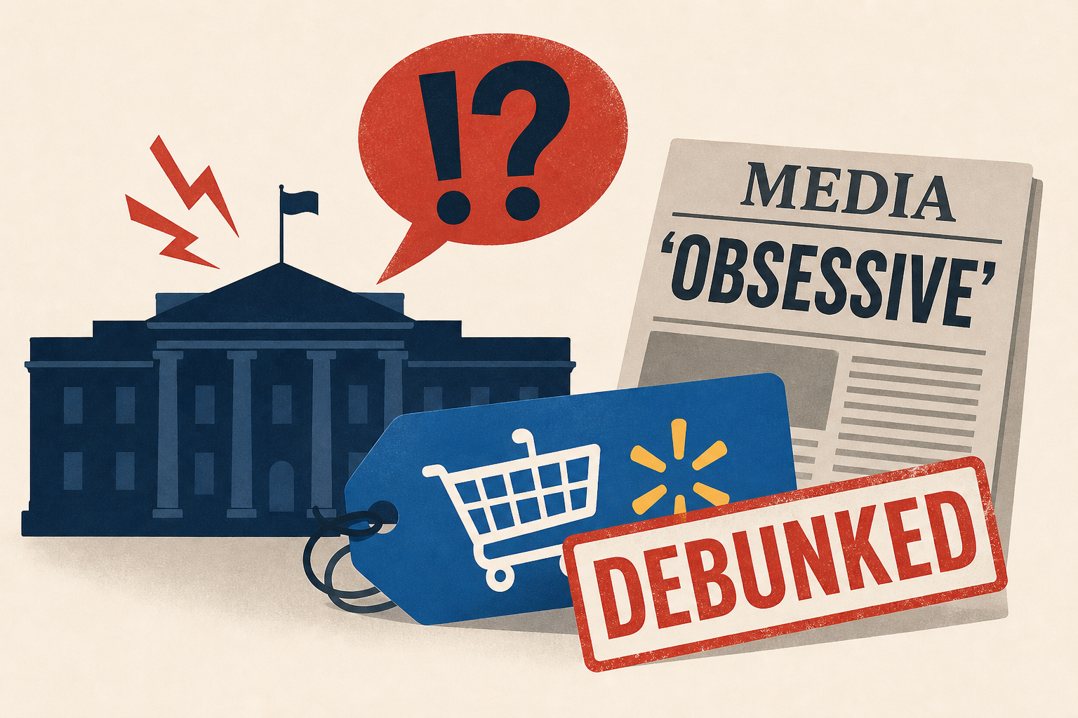White House Rages At ‘Obsessive’ Media After Walmart Debunks Boastful Trump Claim