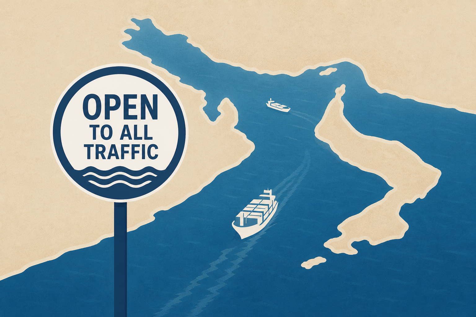 Strait of Hormuz Will Soon Be Declared Open to All Traffic, U.S. Officials Say