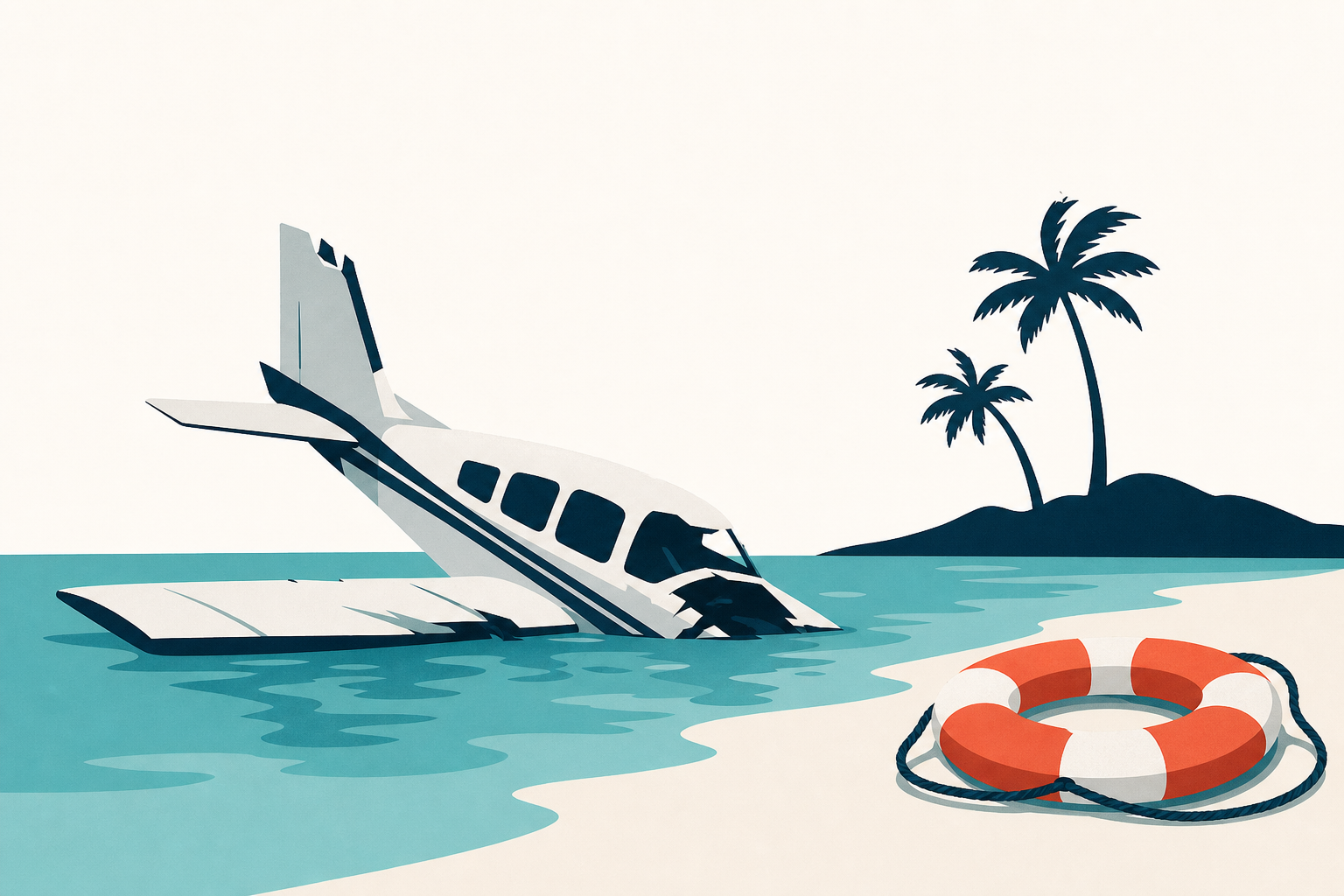 Small plane crashes in the Bahamas, killing several people. Officials report one survivor