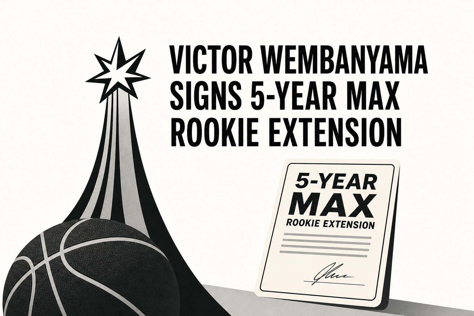 Victor Wembanyama signs 5-year max rookie extension with Spurs