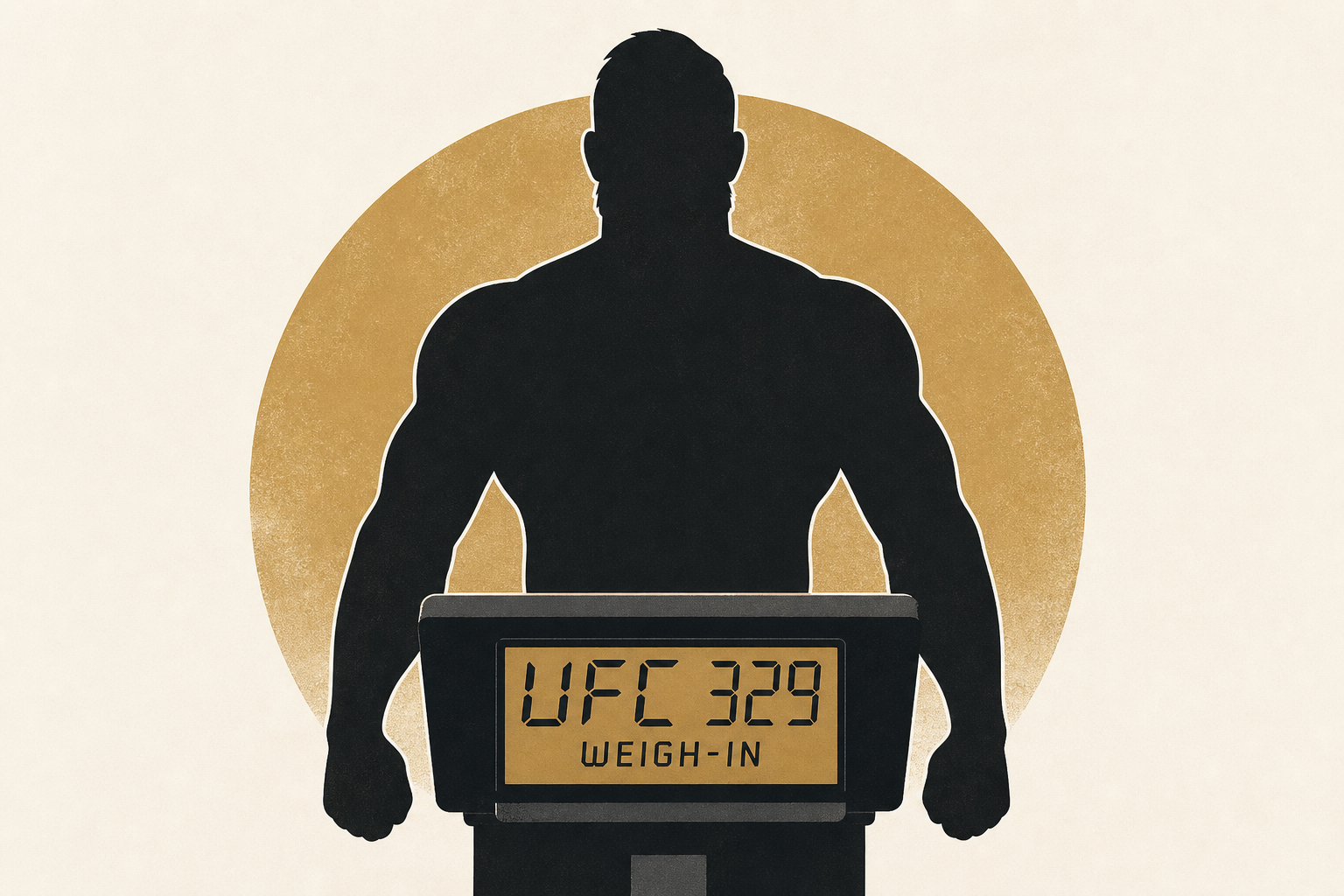 Conor McGregor looks massive at UFC 329 weigh