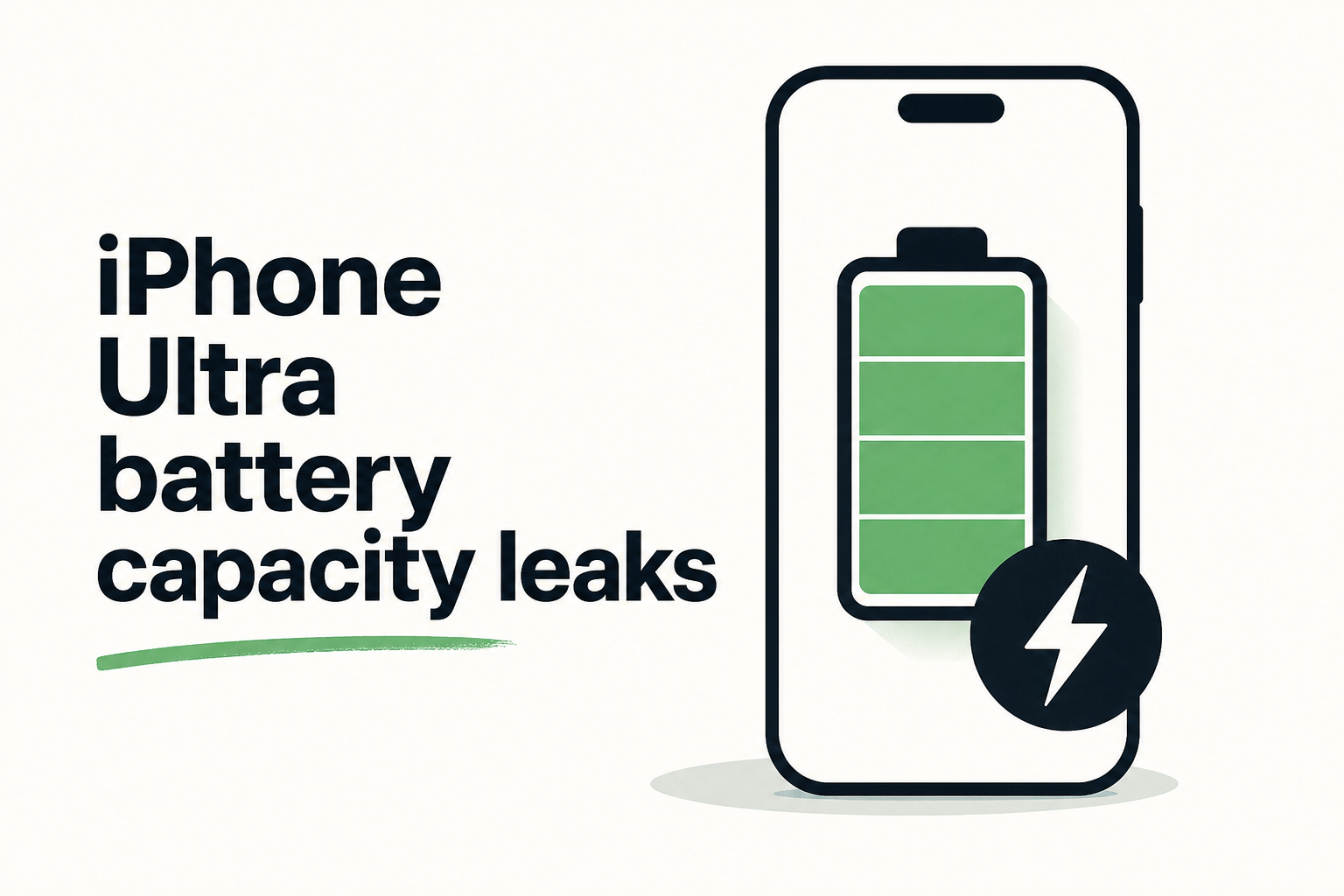 iPhone Ultra battery capacity leaks