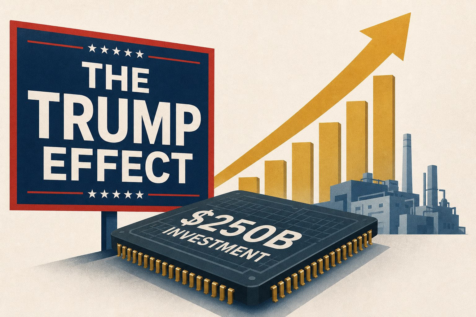 Trump touts Micron Technology $250B memory chip investment as 'The Trump Effect'