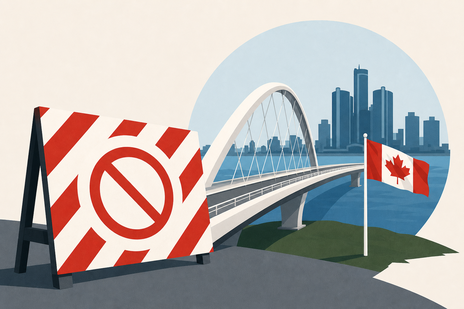 Trump Tried to Block Canada’s New Bridge to Detroit. It’s Opening Anyway.