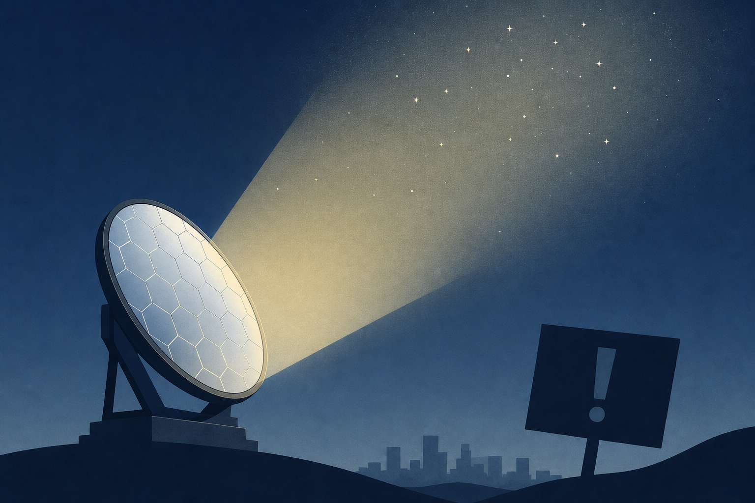 F.C.C. Approves Test of Space Mirror to Light Night Sky Despite Outcry