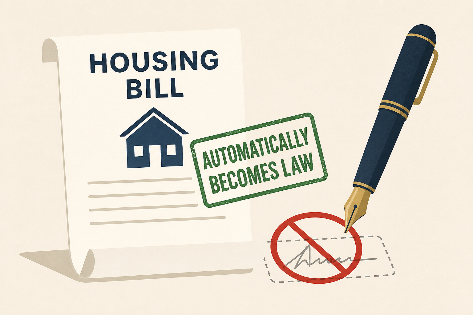 Bipartisan housing bill automatically becomes law after Trump refuses to sign it