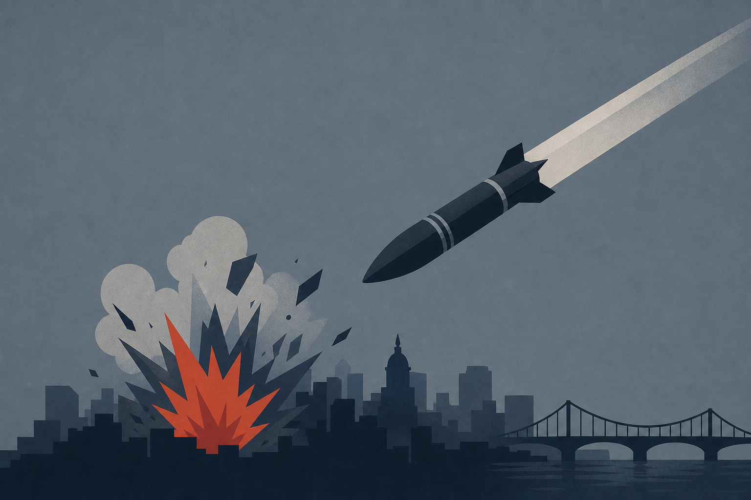 Russian ballistic missile attack on Kyiv injures 8