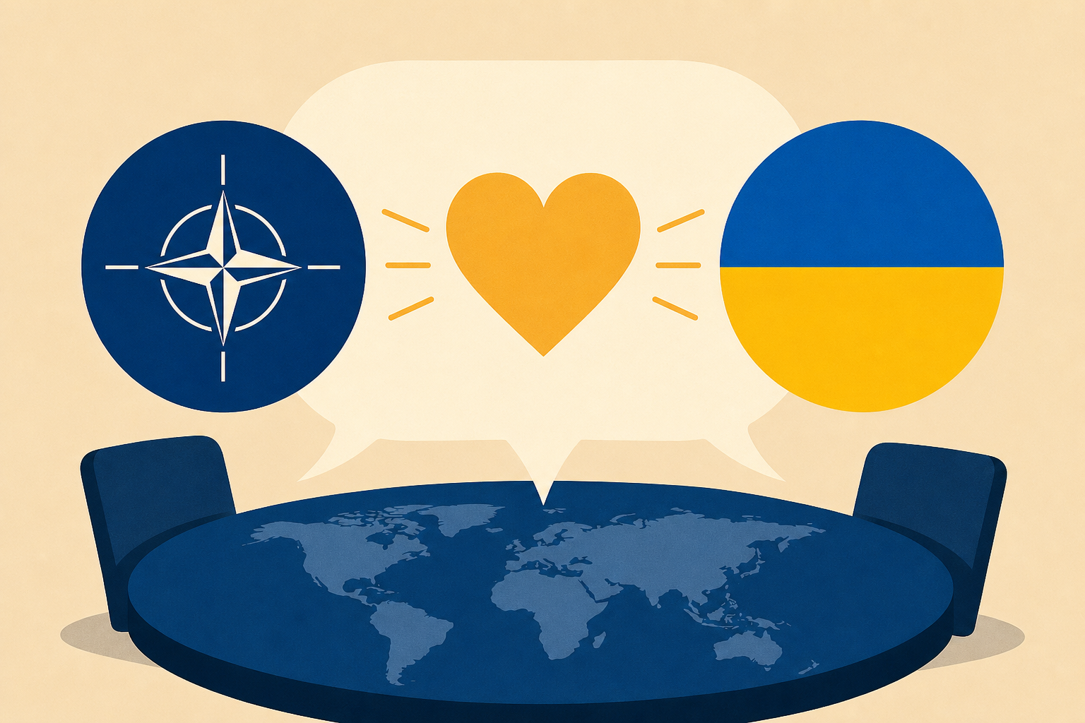 At summit, Trump has warm words for NATO, Ukraine