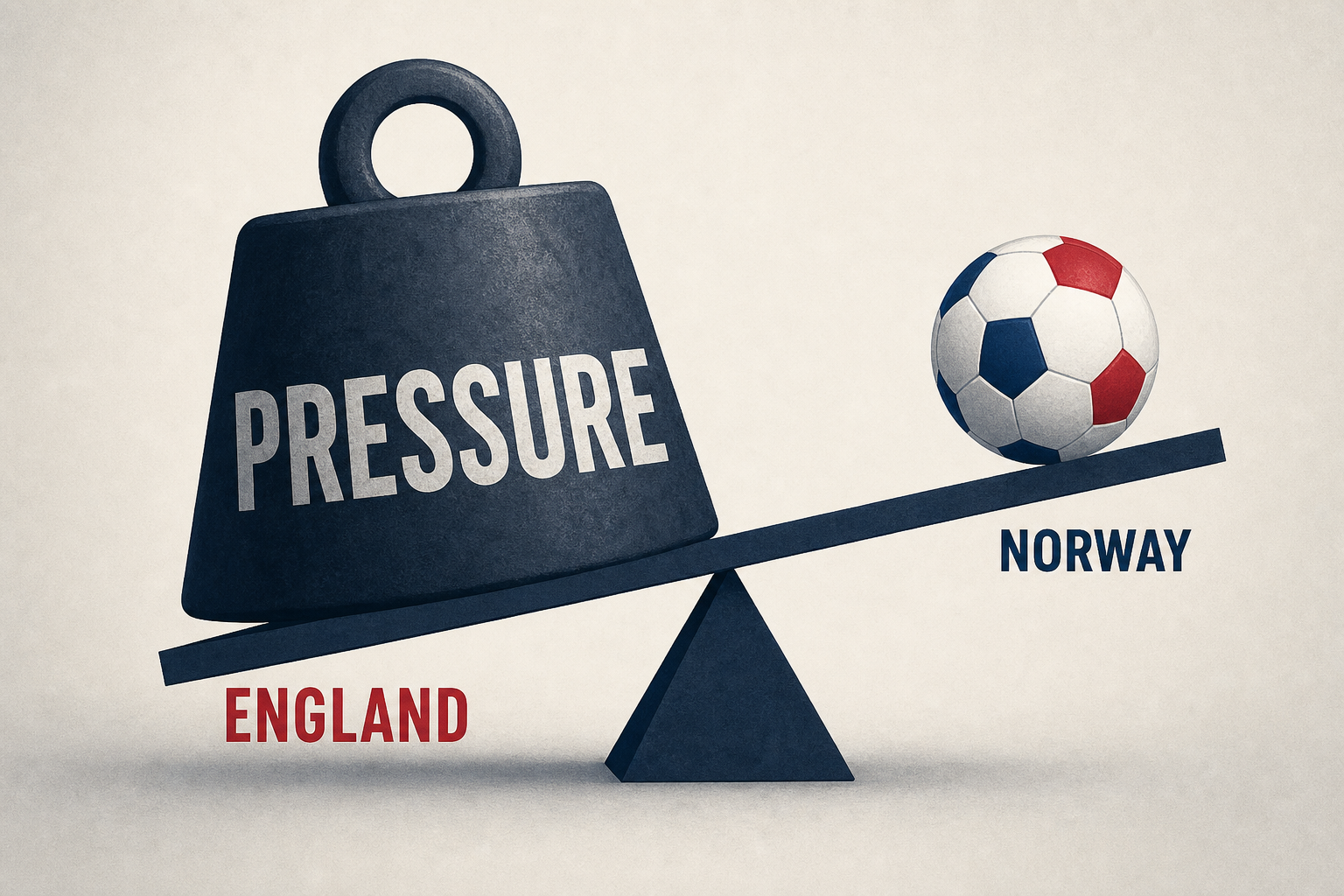 Erling Haaland puts 'all the pressure on England' as on-fire forward downplays Norway's quarter-final chances