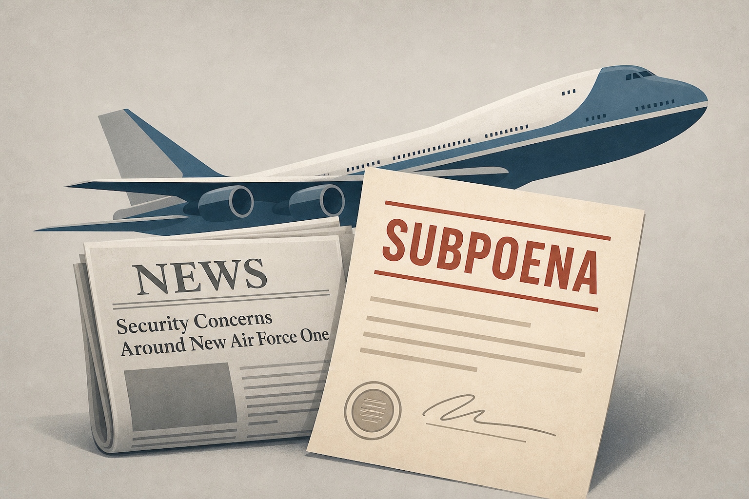 Trump administration subpoenas New York Times journalists who reported security concerns around new Air Force One