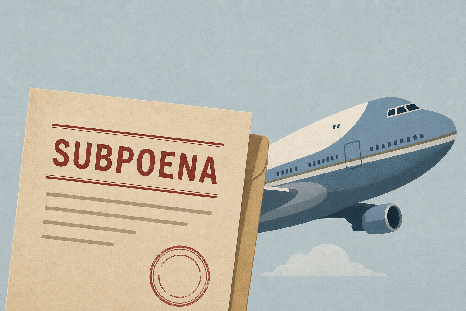 New York Times reporters issued subpoenas over Air Force One reporting