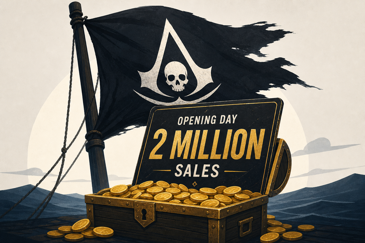 AC Black Flag: Resynced Records Two Million Sales in Opening Day Booty