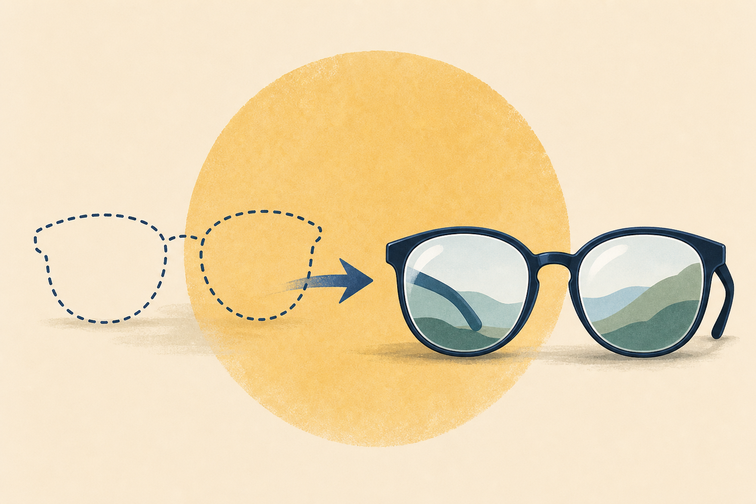Most people who need glasses lack a pair. Here's a solution : NPR