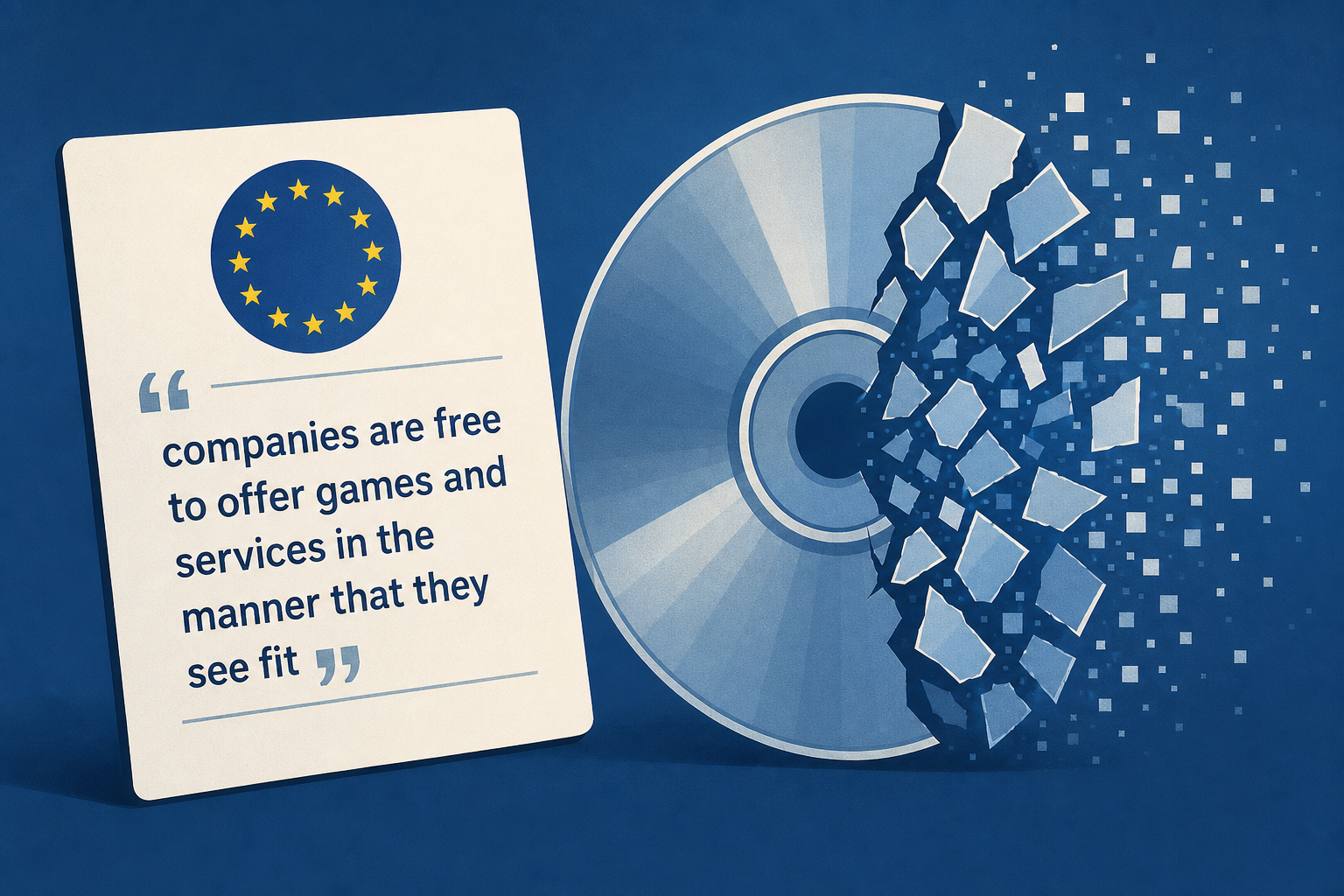 EU admits it cannot stop Sony killing physical discs - "companies are free to offer games and services in the manner that they see fit"