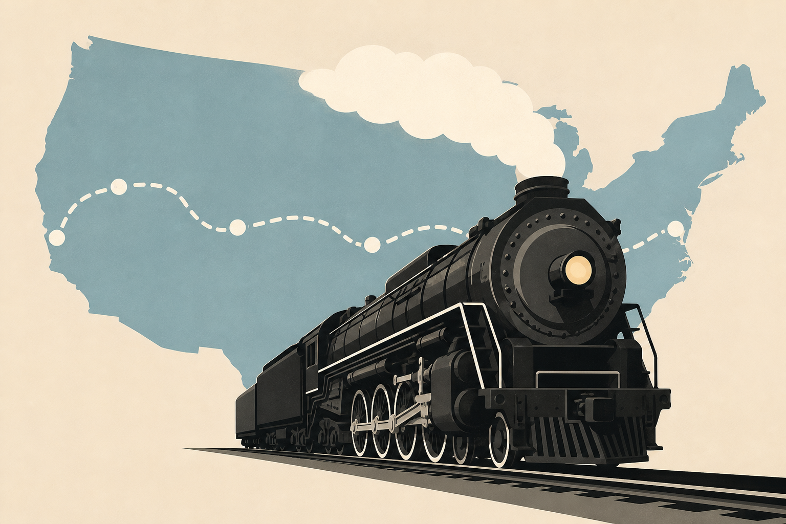 The biggest steam locomotive is whistle-stopping across the U.S.