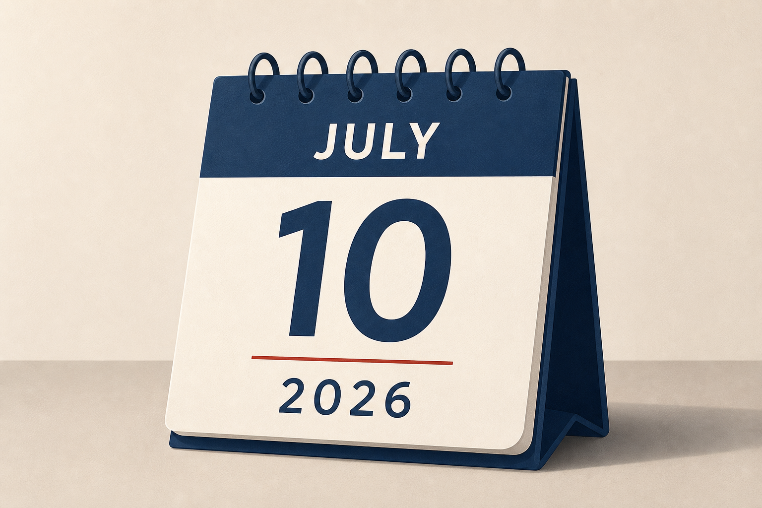 July 10, 2026