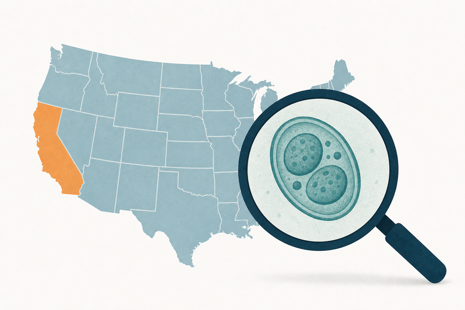 Outbreak of diarrhea caused by cyclosporiasis spreading in US with cases reported in CA, CDC says