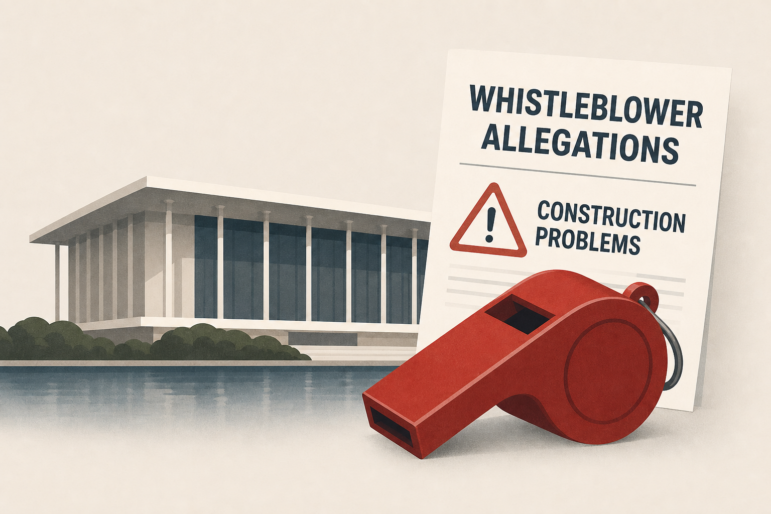 Sen. Whitehouse announces whistleblower allegations of construction problems at Kennedy Center